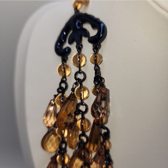 Joan Rivers 3 Row Sparkling Teardrops 26" Necklace w/ 3" extender NWOT - Picture 4 of 16